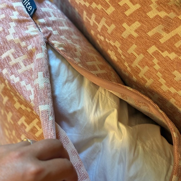 Aztec Patterned Pink Throw Pillows - Picture 5 of 5